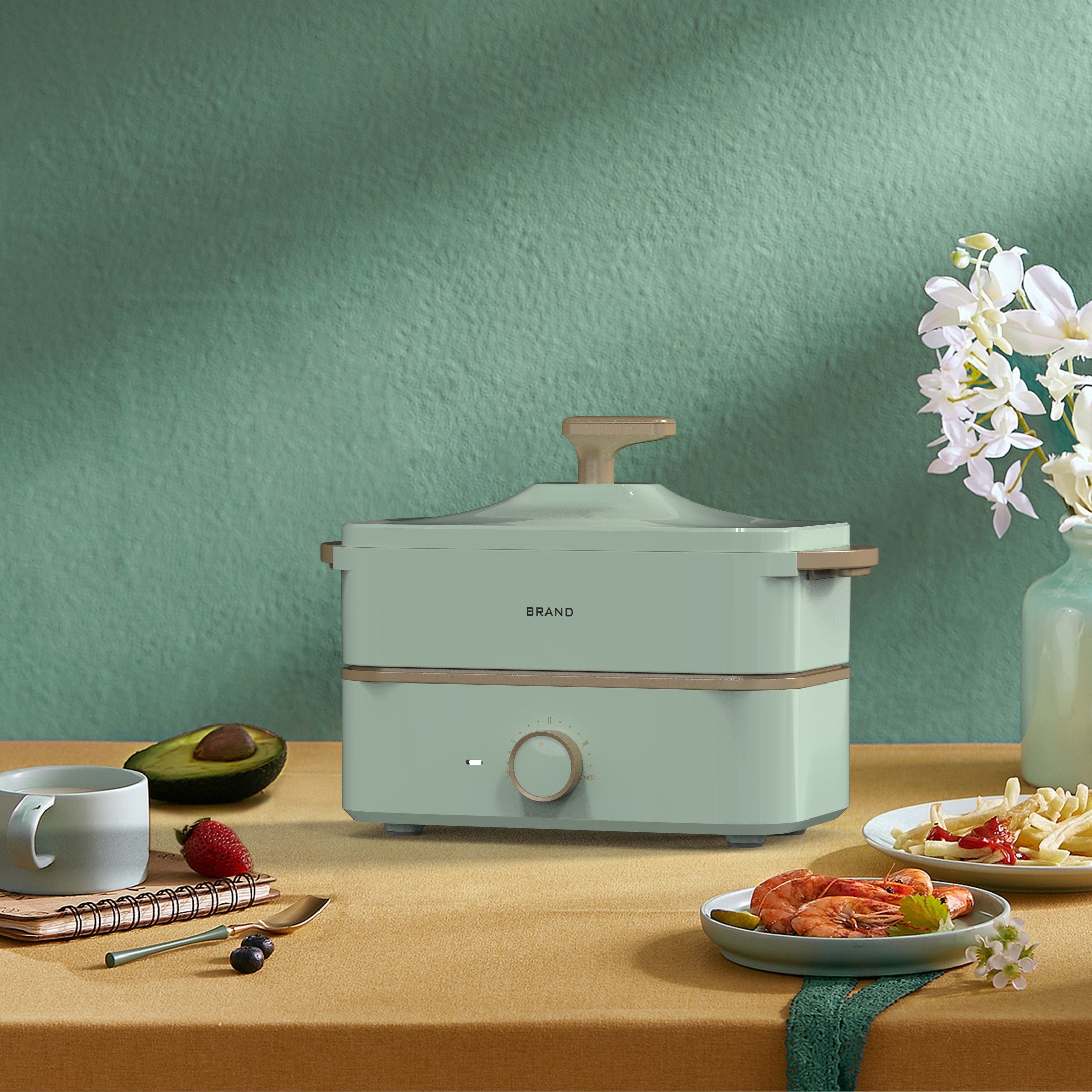 AISEN COMPANY Mini Multi-Functional Cooking Pot IT-6073