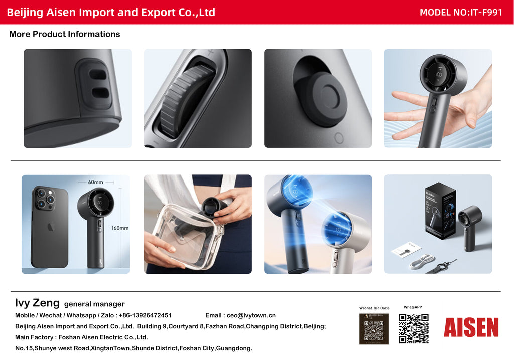 AISEN COMPANY hair dryer  IT-F991